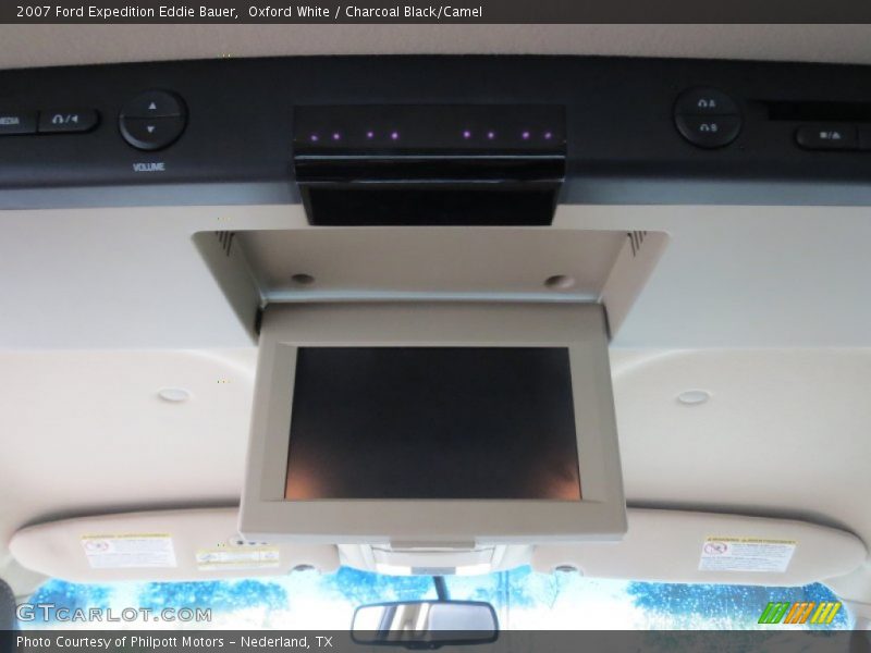 Oxford White / Charcoal Black/Camel 2007 Ford Expedition Eddie Bauer