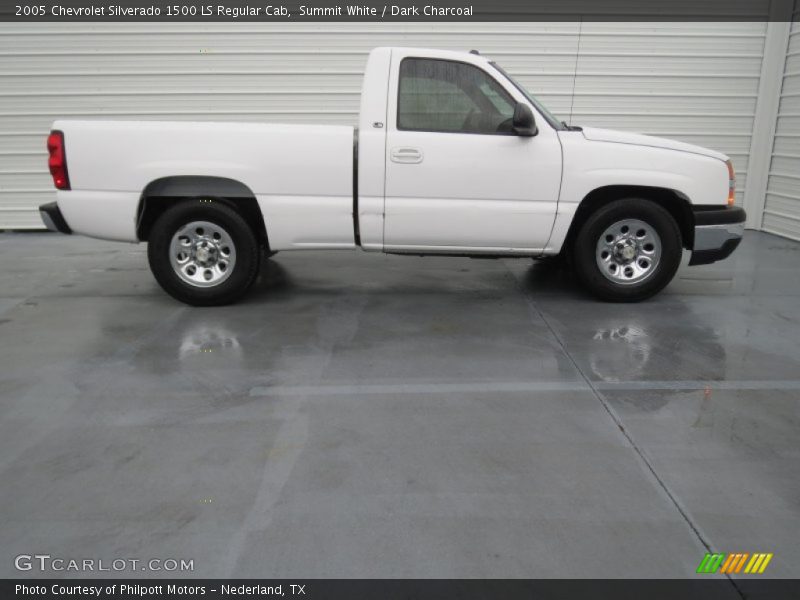Summit White / Dark Charcoal 2005 Chevrolet Silverado 1500 LS Regular Cab