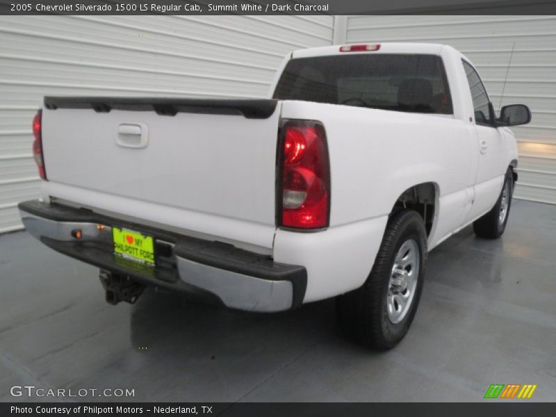 Summit White / Dark Charcoal 2005 Chevrolet Silverado 1500 LS Regular Cab