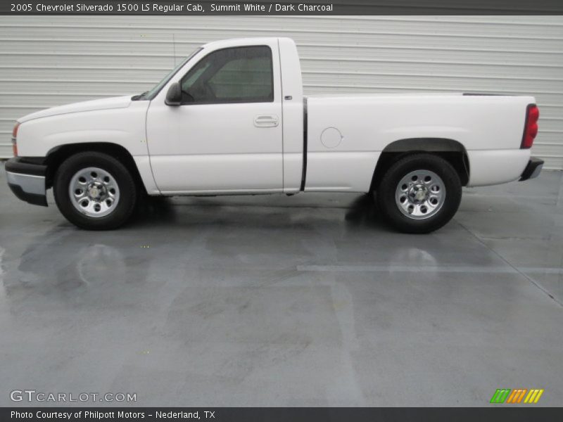 Summit White / Dark Charcoal 2005 Chevrolet Silverado 1500 LS Regular Cab