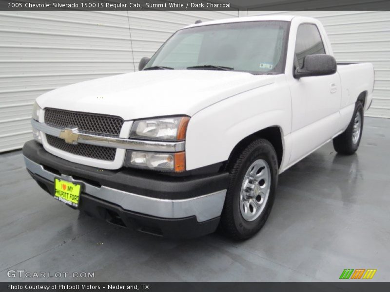 Summit White / Dark Charcoal 2005 Chevrolet Silverado 1500 LS Regular Cab