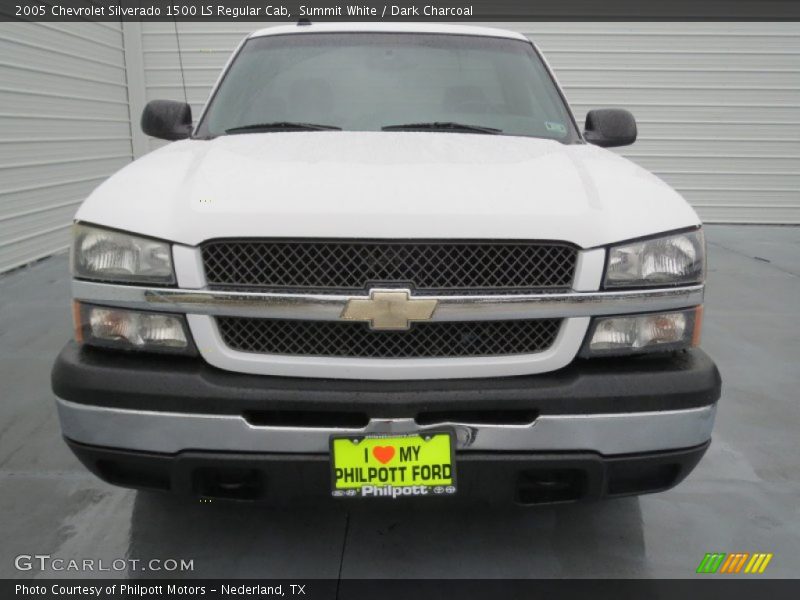 Summit White / Dark Charcoal 2005 Chevrolet Silverado 1500 LS Regular Cab