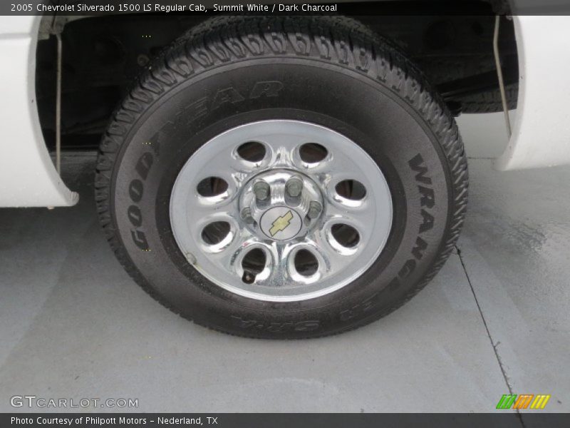 Summit White / Dark Charcoal 2005 Chevrolet Silverado 1500 LS Regular Cab