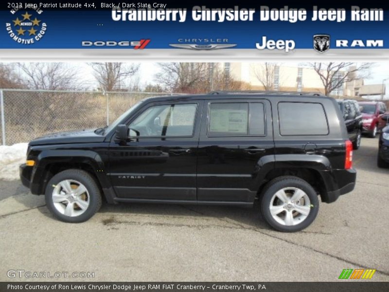 Black / Dark Slate Gray 2013 Jeep Patriot Latitude 4x4