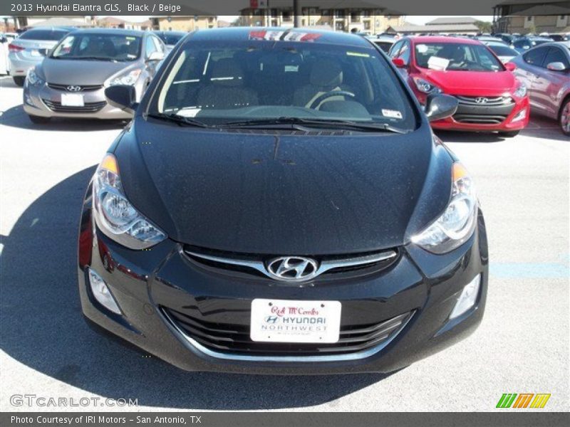 Black / Beige 2013 Hyundai Elantra GLS