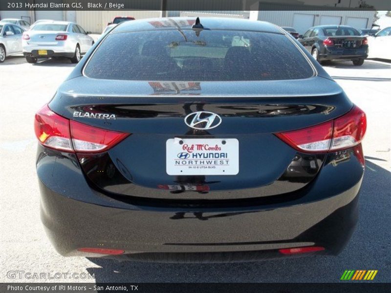 Black / Beige 2013 Hyundai Elantra GLS