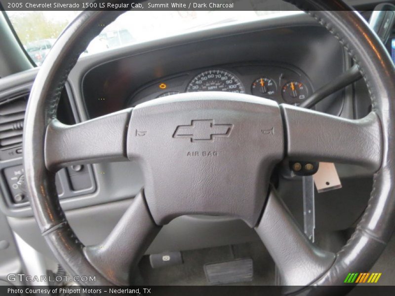 Summit White / Dark Charcoal 2005 Chevrolet Silverado 1500 LS Regular Cab