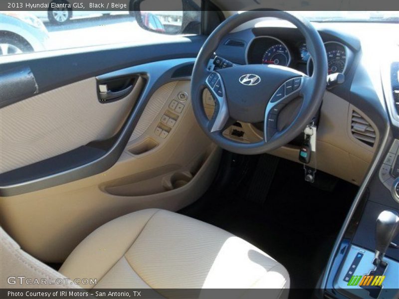 Black / Beige 2013 Hyundai Elantra GLS