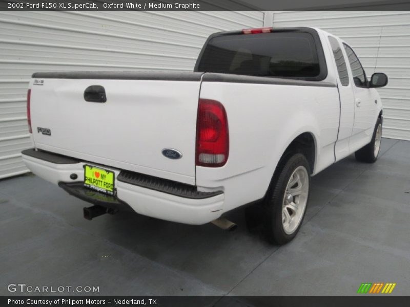 Oxford White / Medium Graphite 2002 Ford F150 XL SuperCab