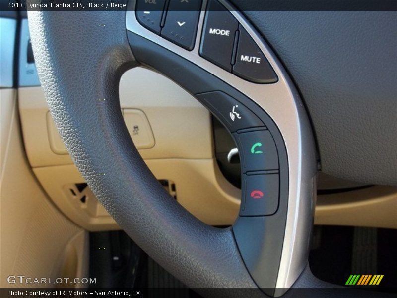 Black / Beige 2013 Hyundai Elantra GLS
