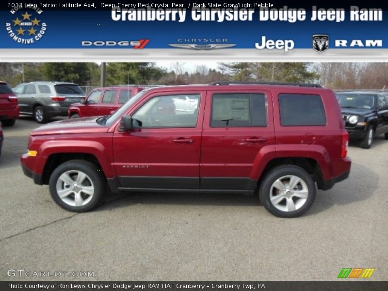 Deep Cherry Red Crystal Pearl / Dark Slate Gray/Light Pebble 2013 Jeep Patriot Latitude 4x4