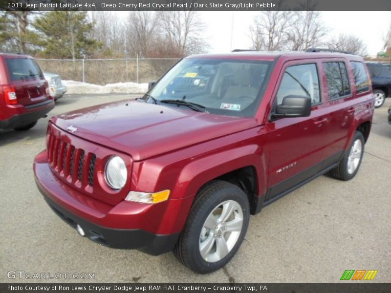 Deep Cherry Red Crystal Pearl / Dark Slate Gray/Light Pebble 2013 Jeep Patriot Latitude 4x4