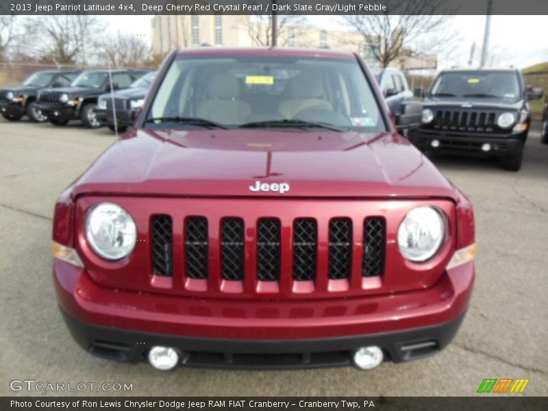 Deep Cherry Red Crystal Pearl / Dark Slate Gray/Light Pebble 2013 Jeep Patriot Latitude 4x4