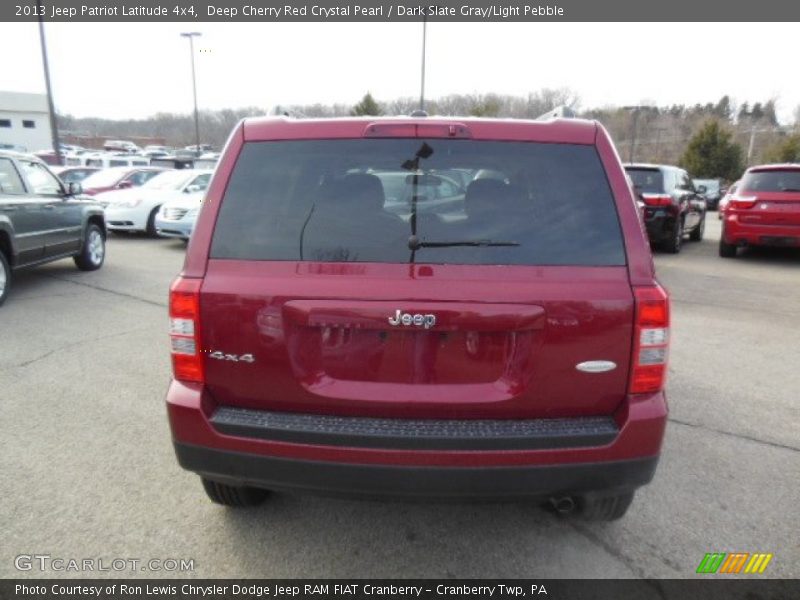 Deep Cherry Red Crystal Pearl / Dark Slate Gray/Light Pebble 2013 Jeep Patriot Latitude 4x4