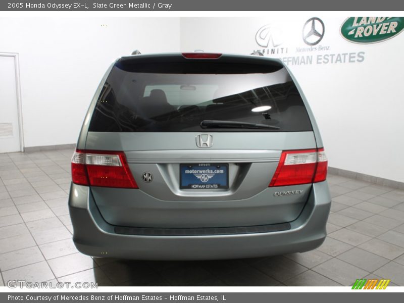 Slate Green Metallic / Gray 2005 Honda Odyssey EX-L