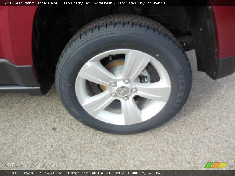 Deep Cherry Red Crystal Pearl / Dark Slate Gray/Light Pebble 2013 Jeep Patriot Latitude 4x4