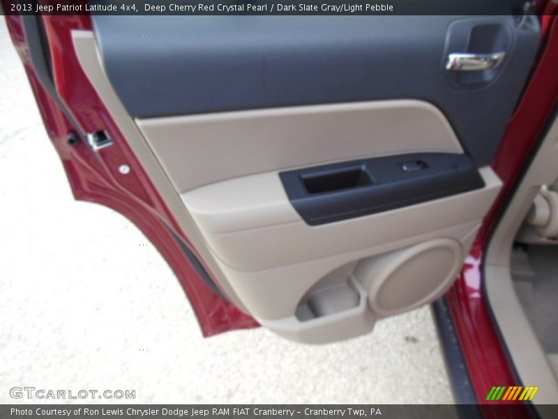 Deep Cherry Red Crystal Pearl / Dark Slate Gray/Light Pebble 2013 Jeep Patriot Latitude 4x4