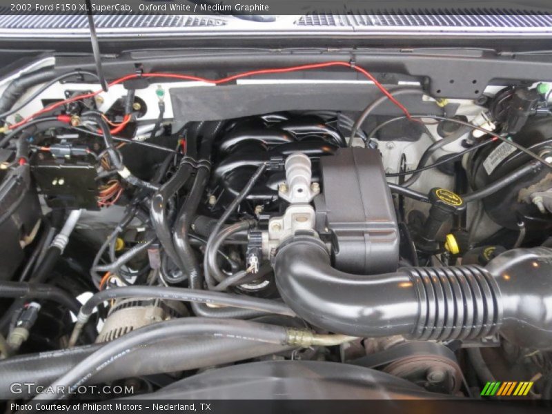 Oxford White / Medium Graphite 2002 Ford F150 XL SuperCab