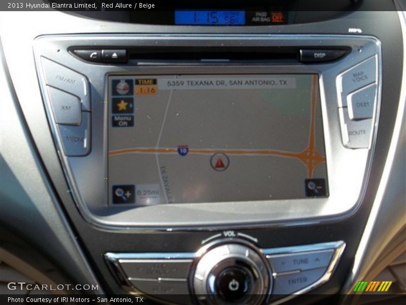 Red Allure / Beige 2013 Hyundai Elantra Limited