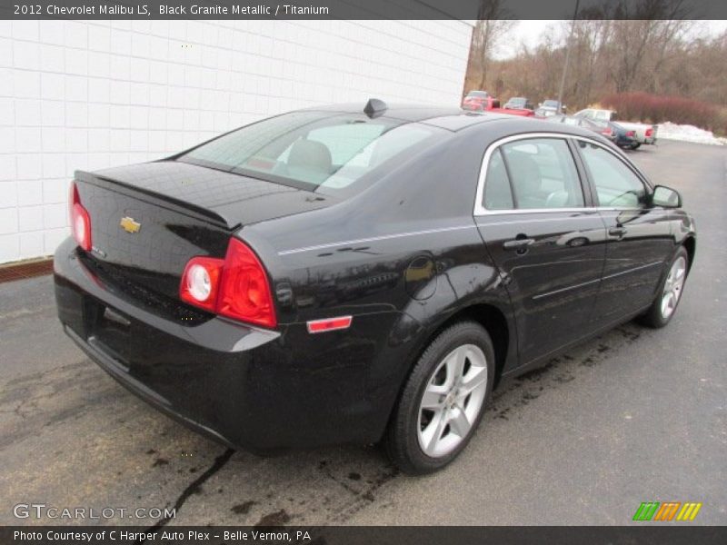 Black Granite Metallic / Titanium 2012 Chevrolet Malibu LS