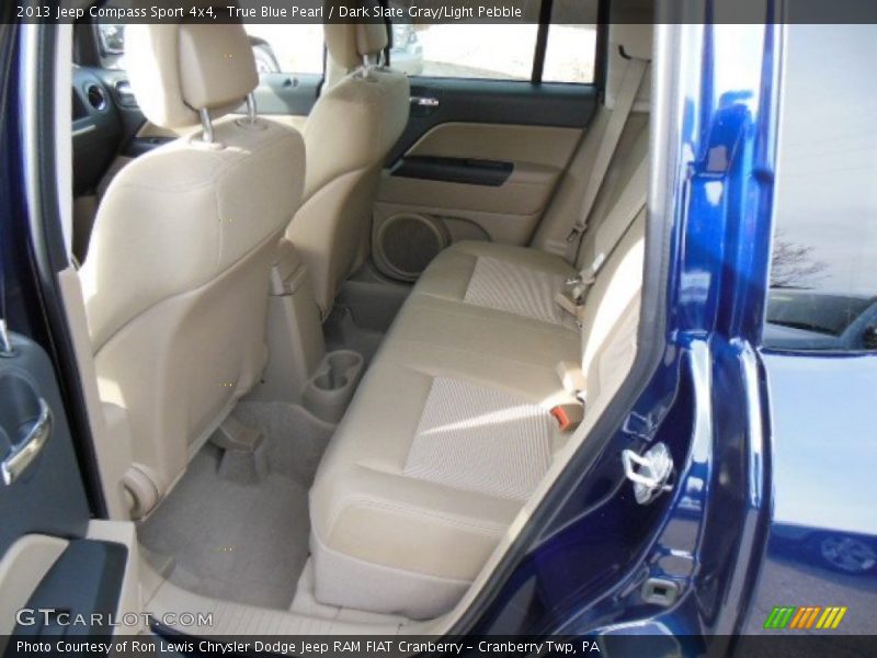 True Blue Pearl / Dark Slate Gray/Light Pebble 2013 Jeep Compass Sport 4x4