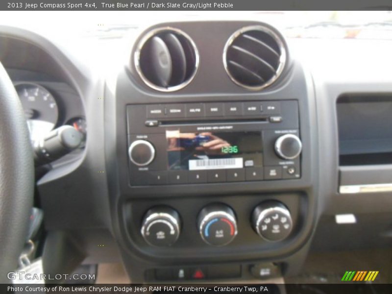 True Blue Pearl / Dark Slate Gray/Light Pebble 2013 Jeep Compass Sport 4x4