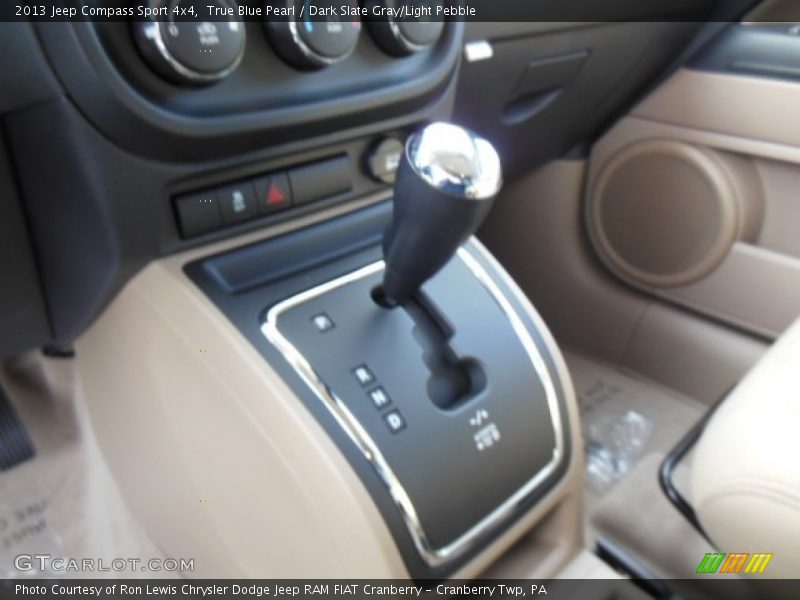 True Blue Pearl / Dark Slate Gray/Light Pebble 2013 Jeep Compass Sport 4x4