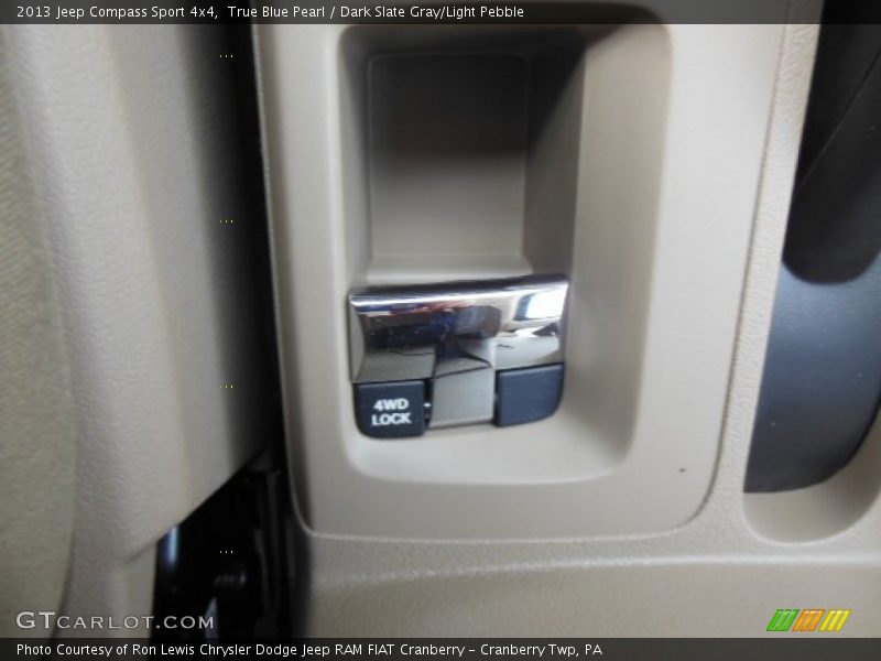 True Blue Pearl / Dark Slate Gray/Light Pebble 2013 Jeep Compass Sport 4x4