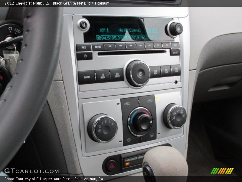 Black Granite Metallic / Titanium 2012 Chevrolet Malibu LS
