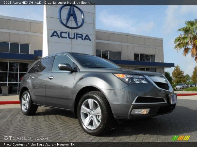 Graphite Luster Metallic / Ebony 2013 Acura MDX SH-AWD