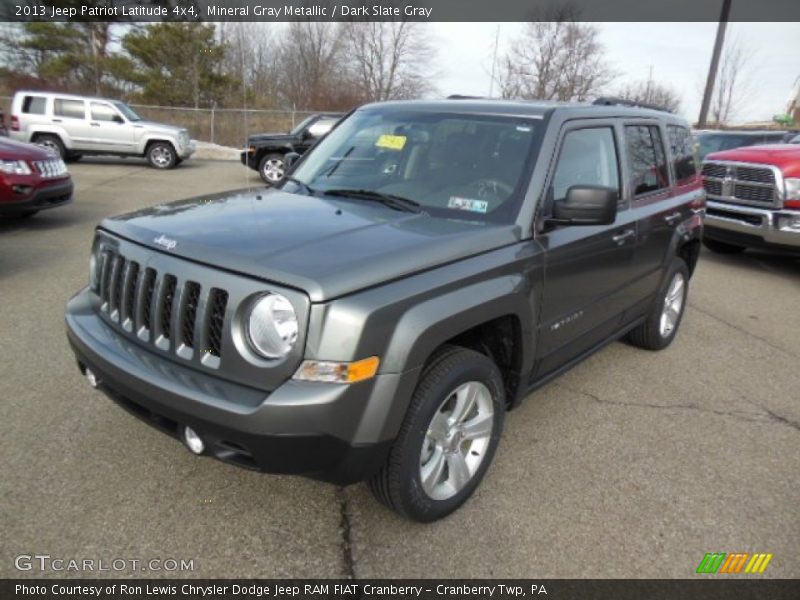 Mineral Gray Metallic / Dark Slate Gray 2013 Jeep Patriot Latitude 4x4