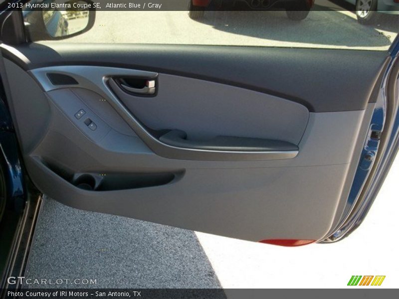Atlantic Blue / Gray 2013 Hyundai Elantra Coupe SE
