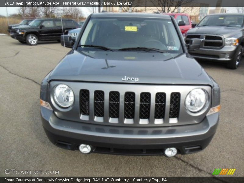 Mineral Gray Metallic / Dark Slate Gray 2013 Jeep Patriot Latitude 4x4