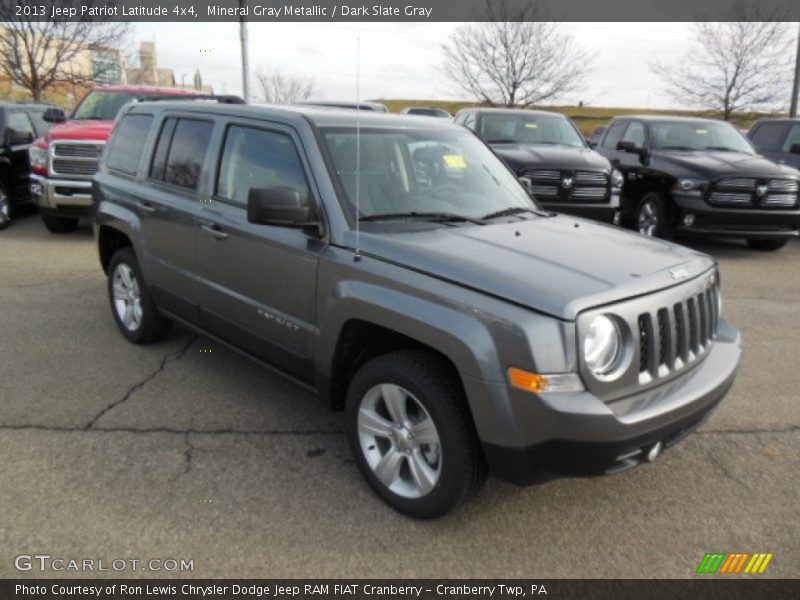 Mineral Gray Metallic / Dark Slate Gray 2013 Jeep Patriot Latitude 4x4