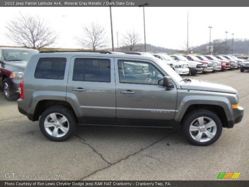Mineral Gray Metallic / Dark Slate Gray 2013 Jeep Patriot Latitude 4x4