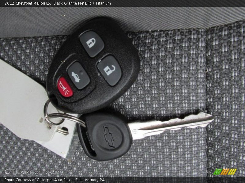 Black Granite Metallic / Titanium 2012 Chevrolet Malibu LS