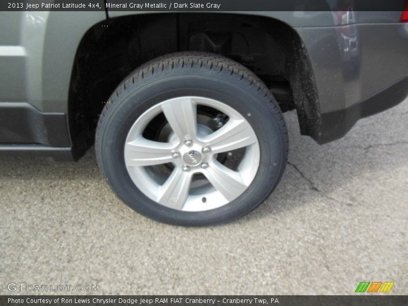 Mineral Gray Metallic / Dark Slate Gray 2013 Jeep Patriot Latitude 4x4
