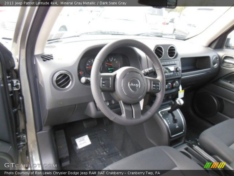 Mineral Gray Metallic / Dark Slate Gray 2013 Jeep Patriot Latitude 4x4