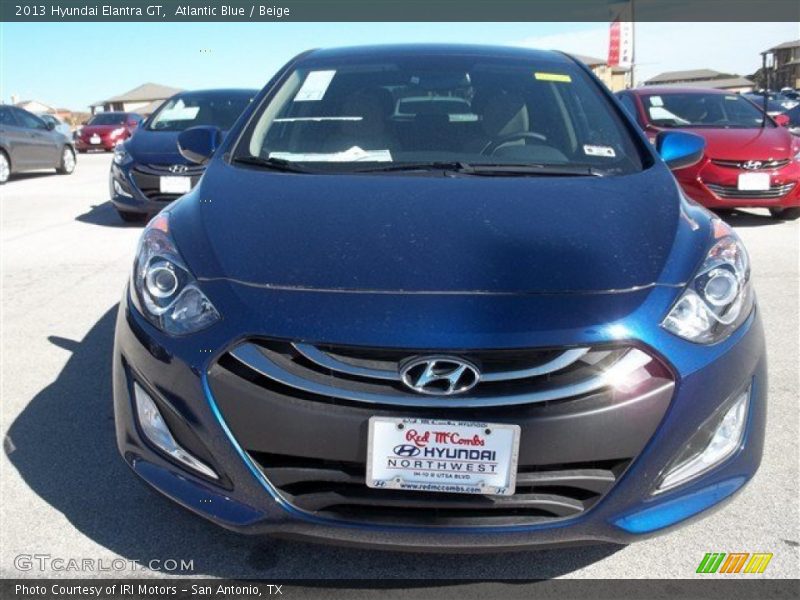 Atlantic Blue / Beige 2013 Hyundai Elantra GT