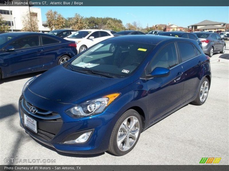 Atlantic Blue / Beige 2013 Hyundai Elantra GT