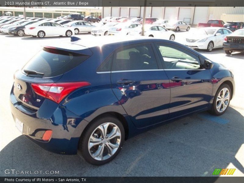 Atlantic Blue / Beige 2013 Hyundai Elantra GT