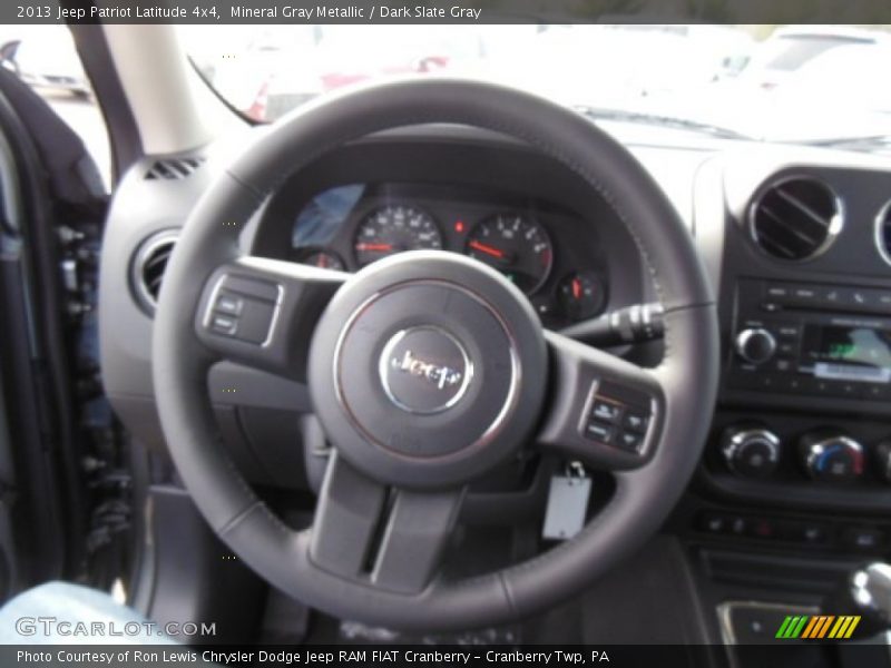 Mineral Gray Metallic / Dark Slate Gray 2013 Jeep Patriot Latitude 4x4