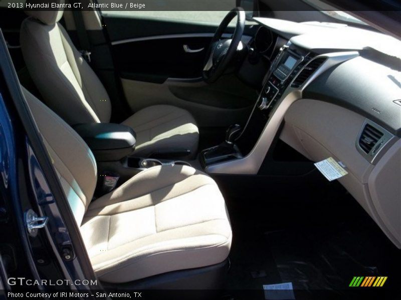 Atlantic Blue / Beige 2013 Hyundai Elantra GT