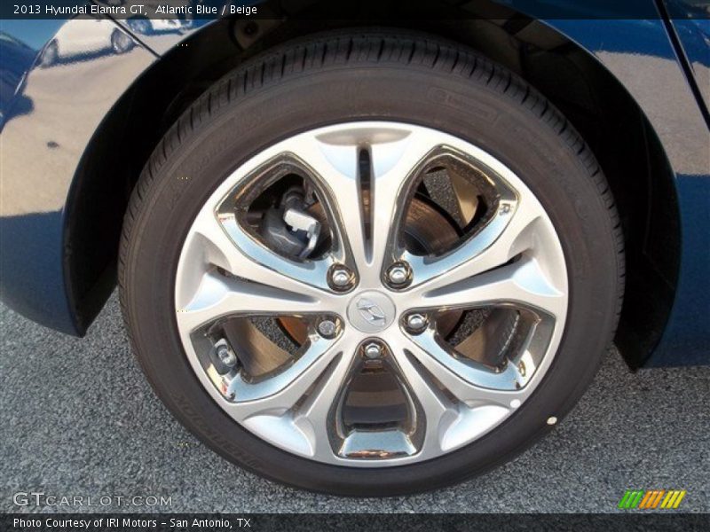 Atlantic Blue / Beige 2013 Hyundai Elantra GT