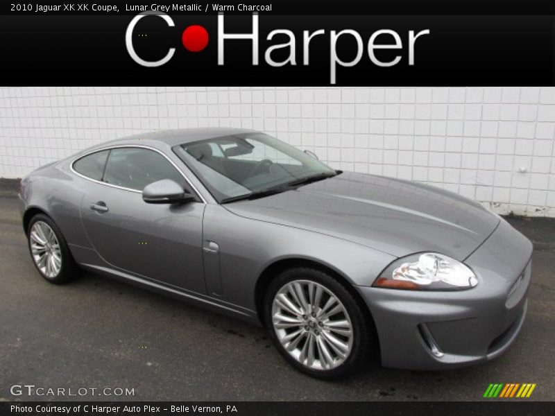 Lunar Grey Metallic / Warm Charcoal 2010 Jaguar XK XK Coupe