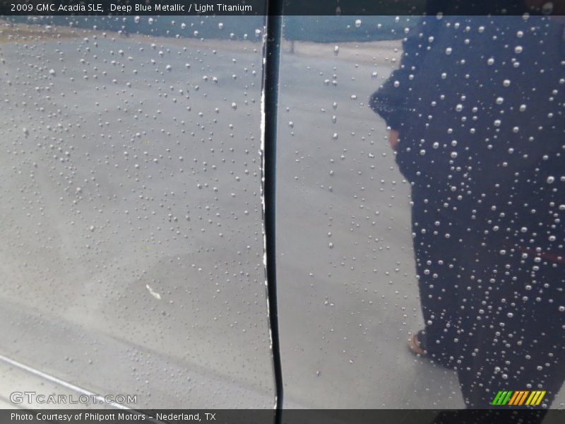 Deep Blue Metallic / Light Titanium 2009 GMC Acadia SLE