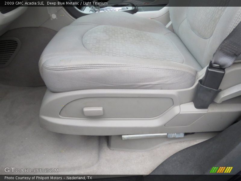 Deep Blue Metallic / Light Titanium 2009 GMC Acadia SLE