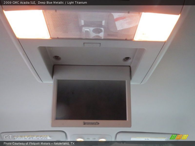 Deep Blue Metallic / Light Titanium 2009 GMC Acadia SLE