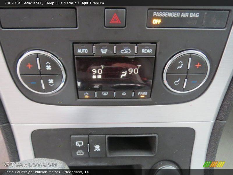 Controls of 2009 Acadia SLE
