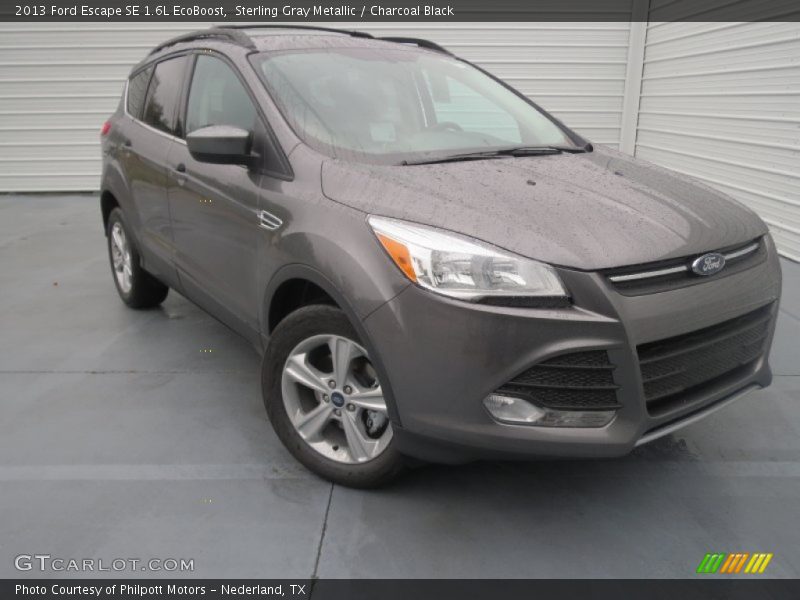 Sterling Gray Metallic / Charcoal Black 2013 Ford Escape SE 1.6L EcoBoost